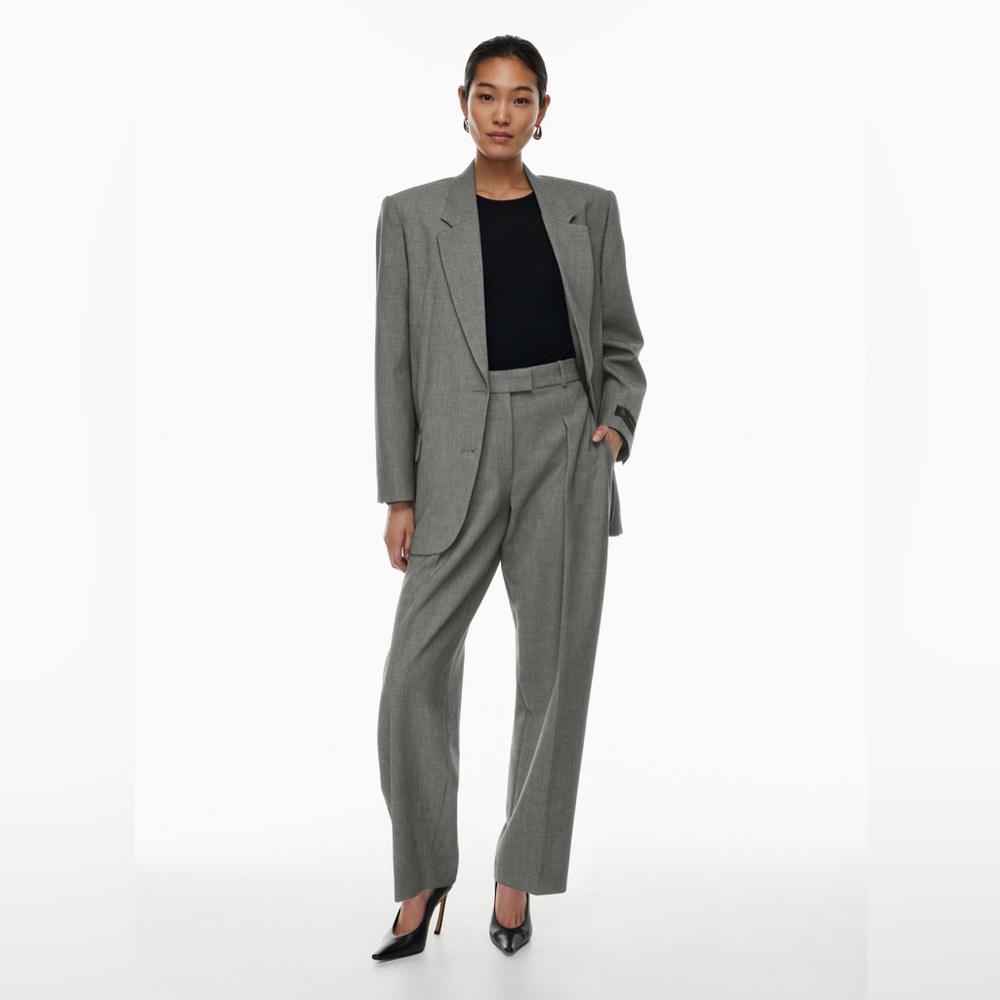 Aritzia Babaton Strategy Blazer - Heather Charcoal EUC